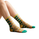 Sheer Socks, Zesty Lines