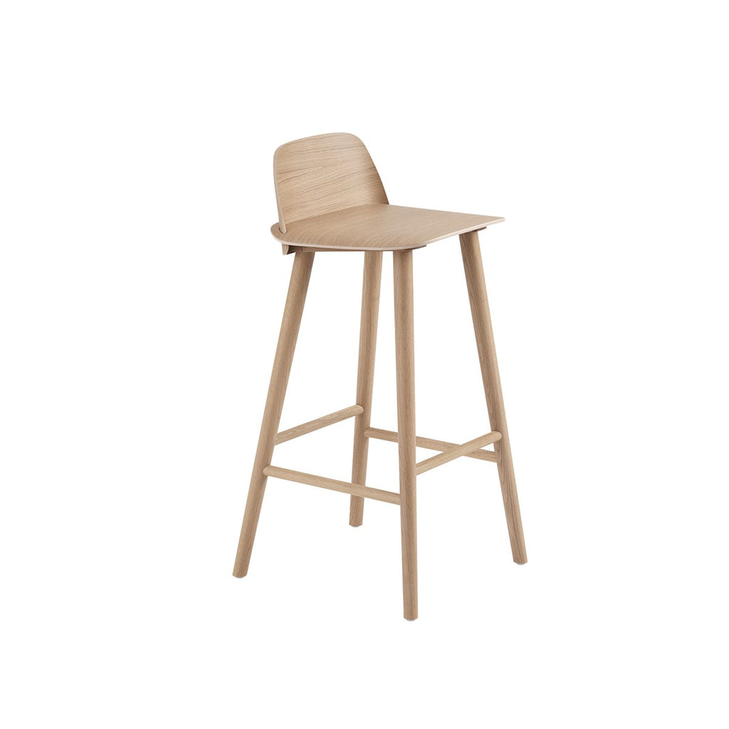 Nerd Stool, Natural Oak, 75cm