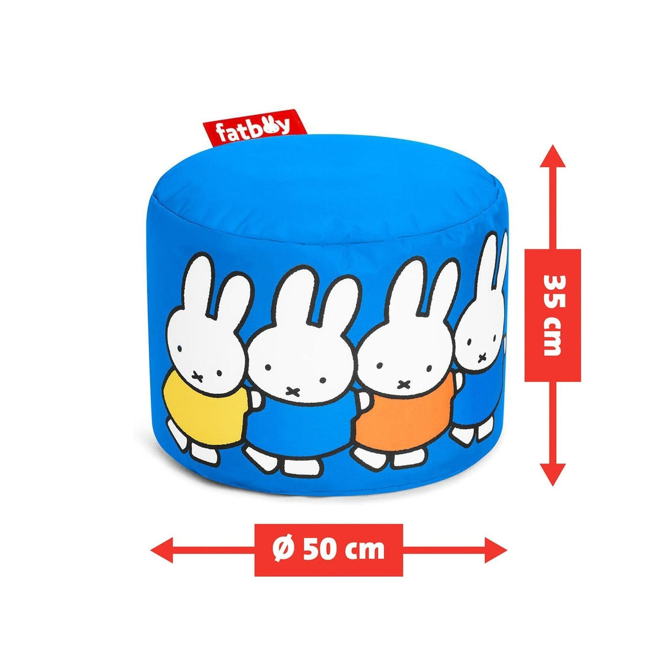 Point Cord x Miffy Pouf - Deep Blue