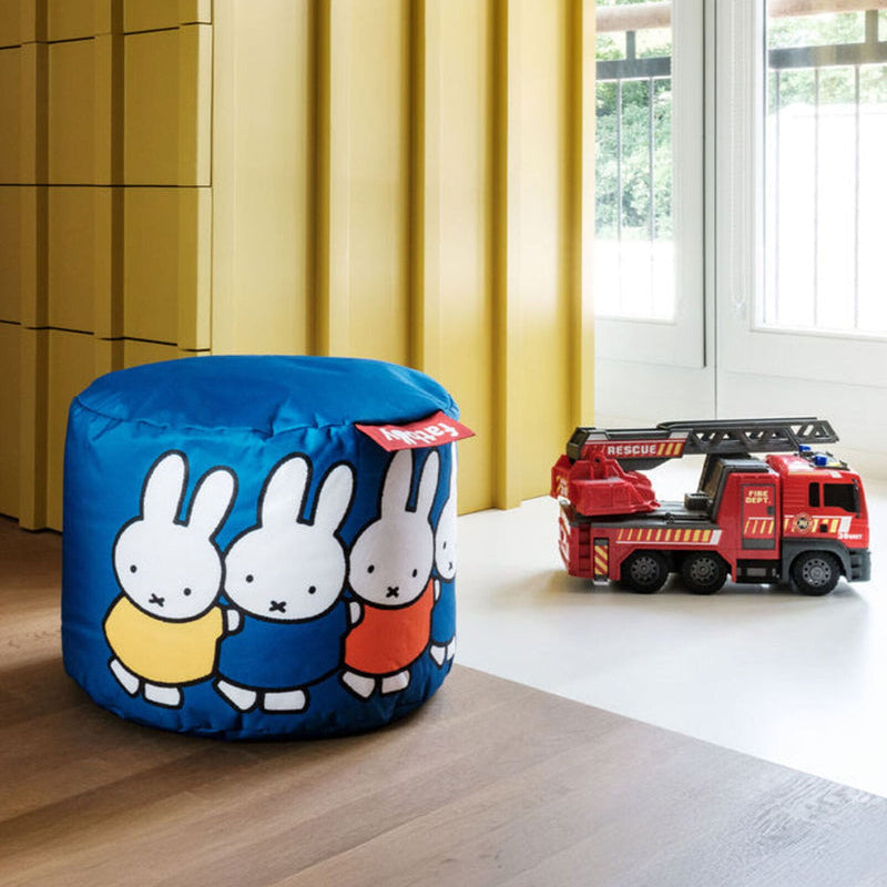Point Cord x Miffy Pouf - Deep Blue