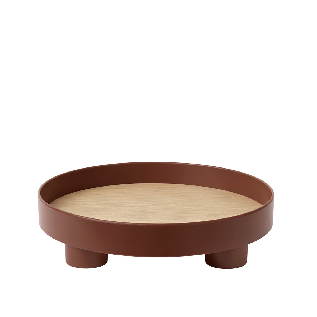Platform Tray,  Dark Red