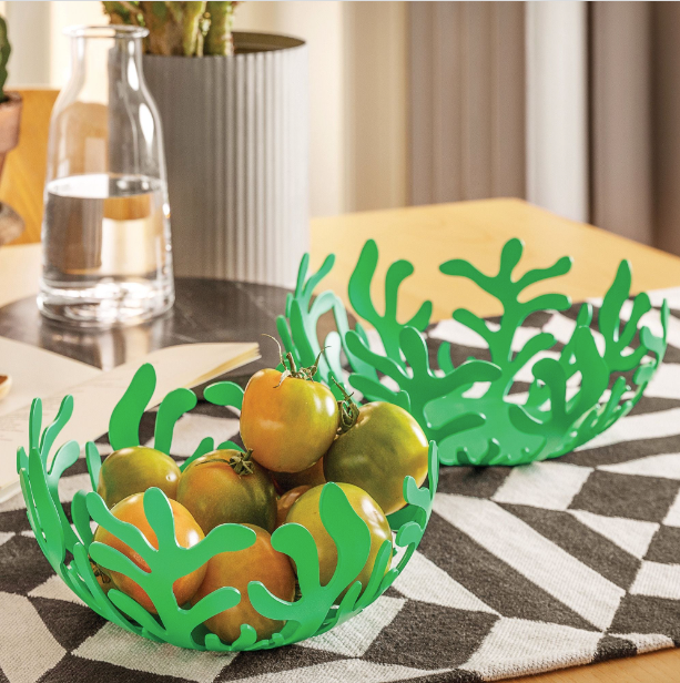 Mediterraneo Fruit Holder, Green, Small