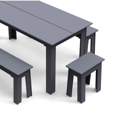 Fresh Air Bench, 18" White
