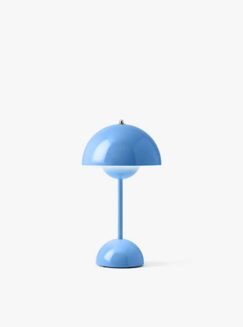 Flowerpot VP9 Portable Table Lamp, Swim Blue