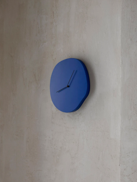 Melt Wall Clock, Blue