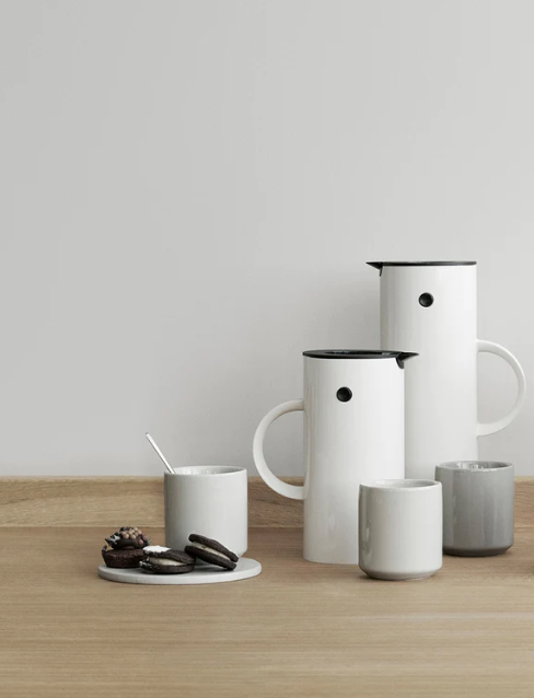 Emma EM77 French Press, White