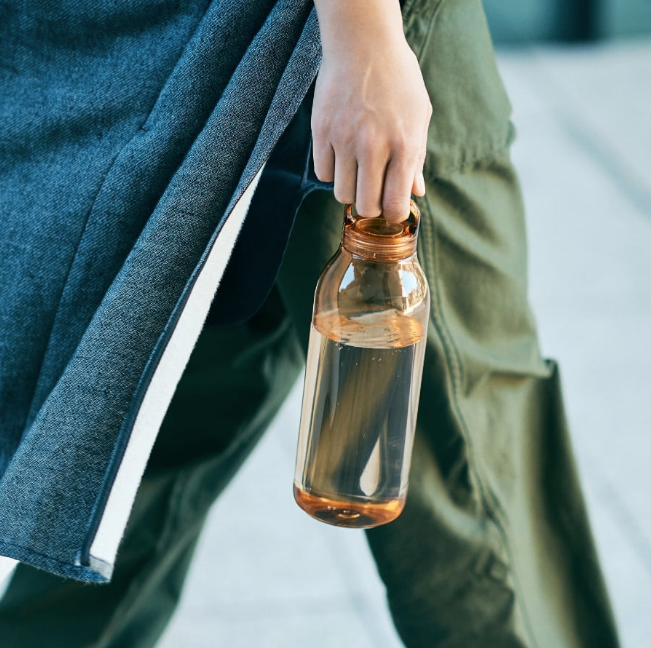 Kinto Water Bottle 950ml, Amber