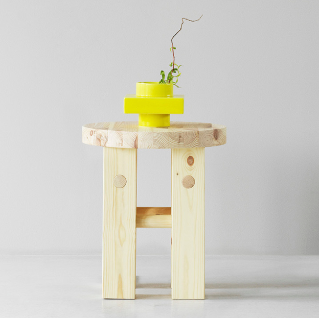 Fyr Stool, Dark Green