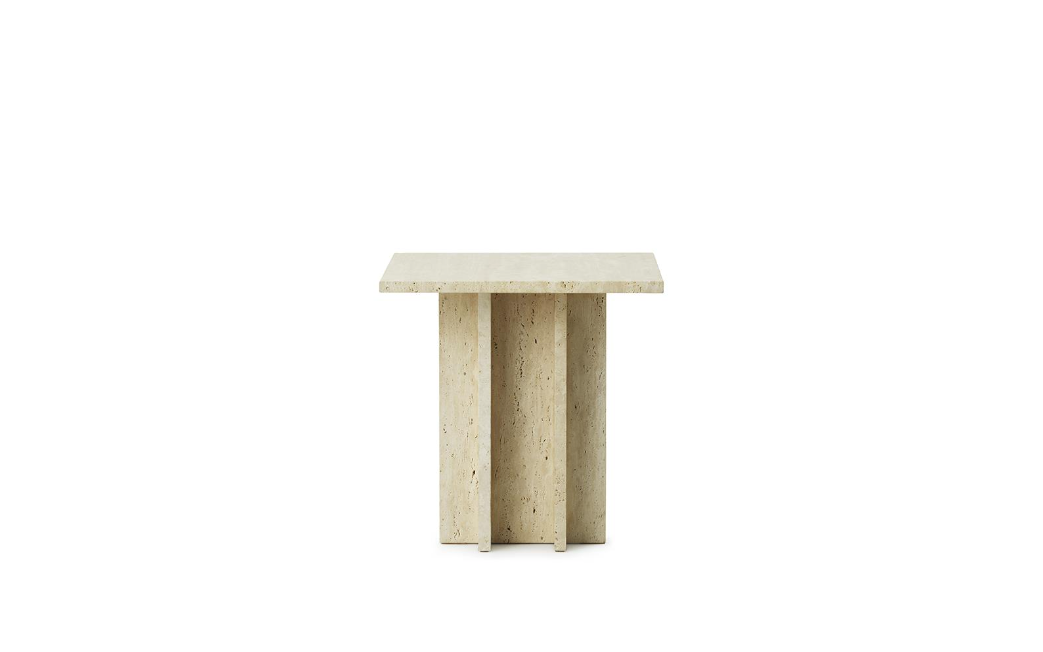 Edge Coffee Table Small, Travertine