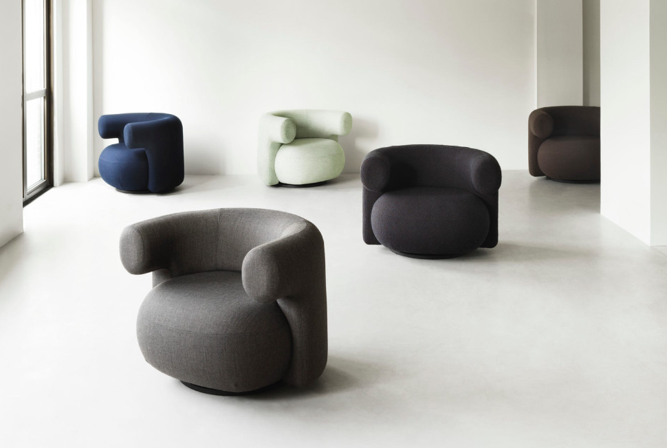 Burra Lounge Chair With Return,  Zero Fabric