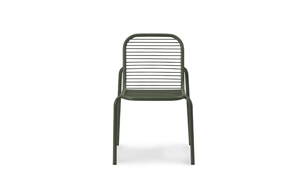 Vig Chair Dark Green, Wire