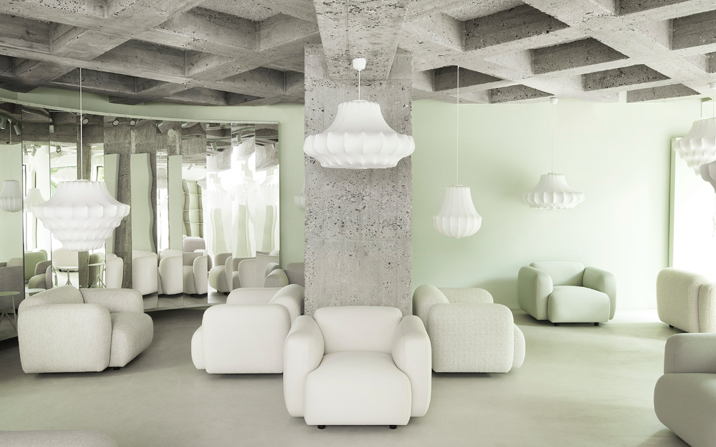 Swell Armchair, Synergy Fabric