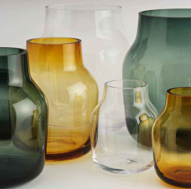 Silent Vase, Clear 5.9"