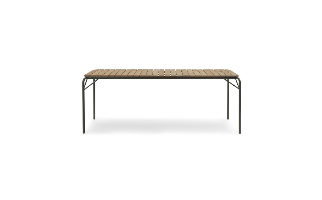 Vig Table 90 x 200 cm Robinia, Dark Green