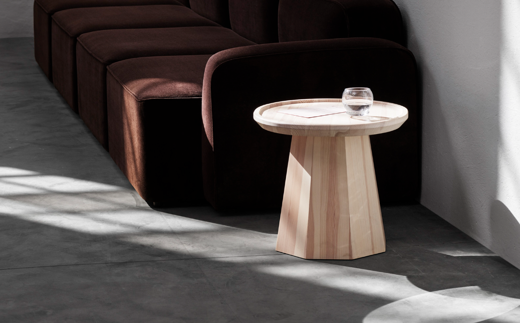 Pine Table Large, Dark Blue