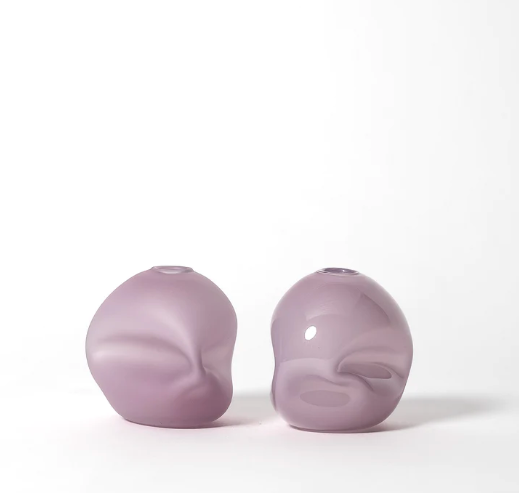 Pebble Vase 8",  Lavender