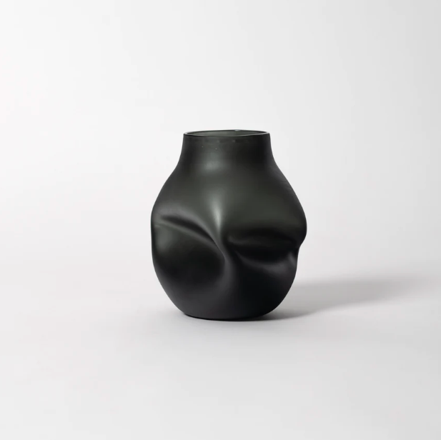 Boulder Vase, Natural Grey