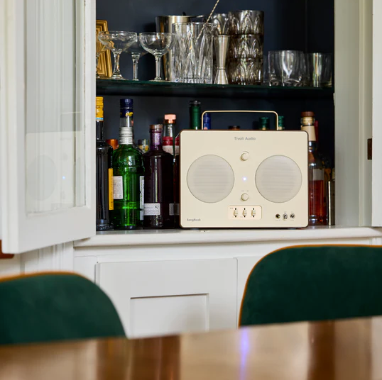 Songbook Bluetooth Speaker, Cream/Brown