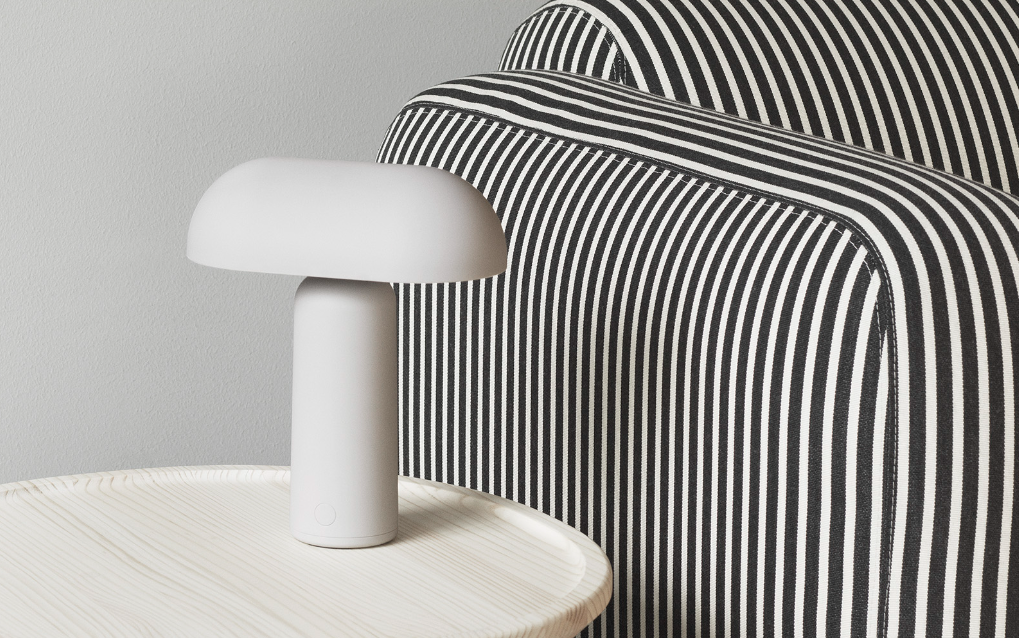 Porta Table Lamp, Grey