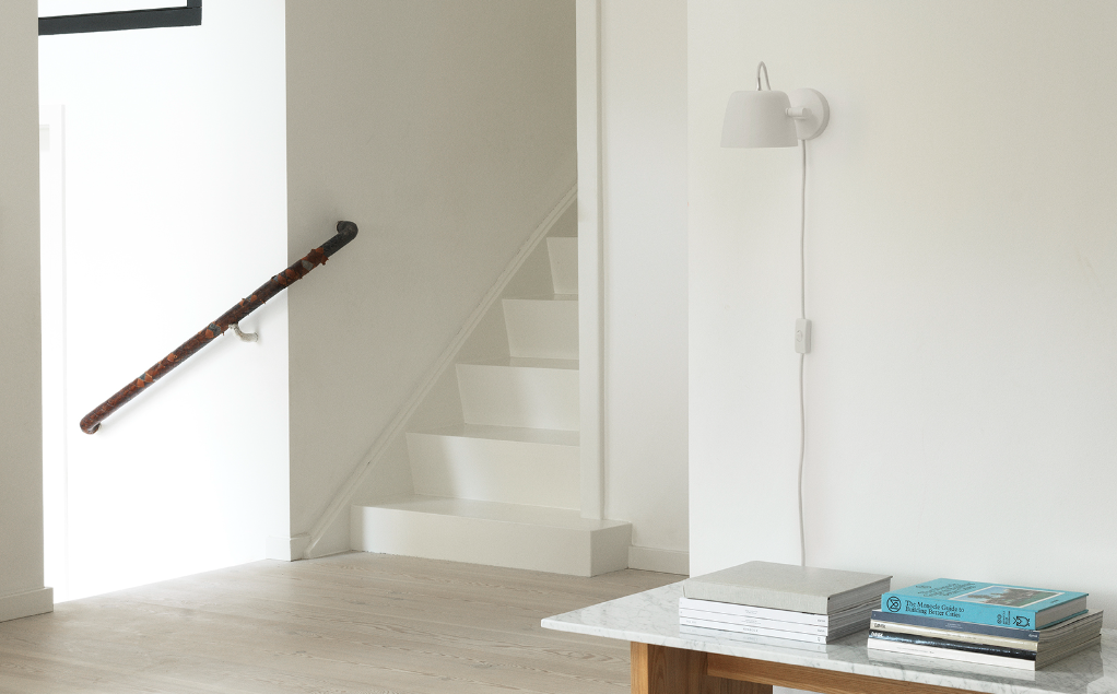 Tub Wall Lamp US, White