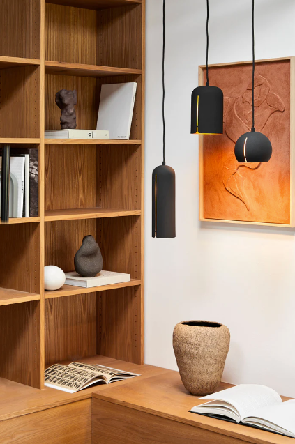 Gap Pendant, Round, Black