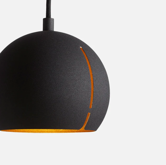 Gap Pendant, Round, Black