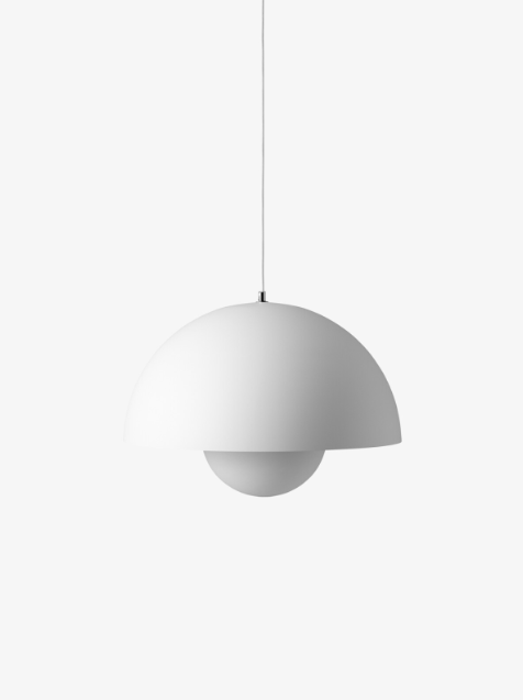Flowerpot VP2 Pendant, White
