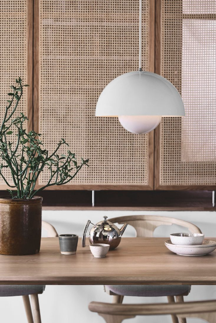 Flowerpot VP2 Pendant, White