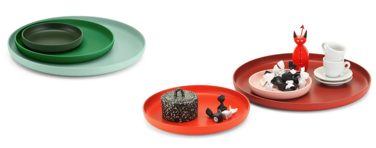 Trays Set/3, Red