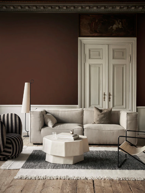 Counter Rug, Charcoal/Off-White, 140 x 200 cm
