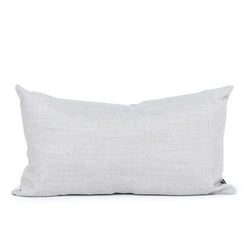 Loll Rectangle Pillow, Cast Silver, 20 x 12