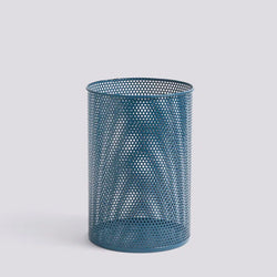 perforated bin, petrol blue, medium