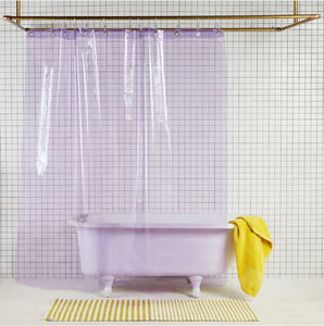 Sun Shower Curtain, Thistle