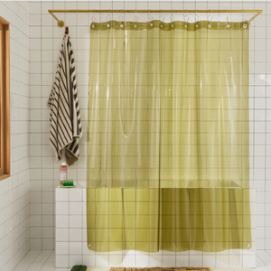 Sun Shower Curtain in Olive