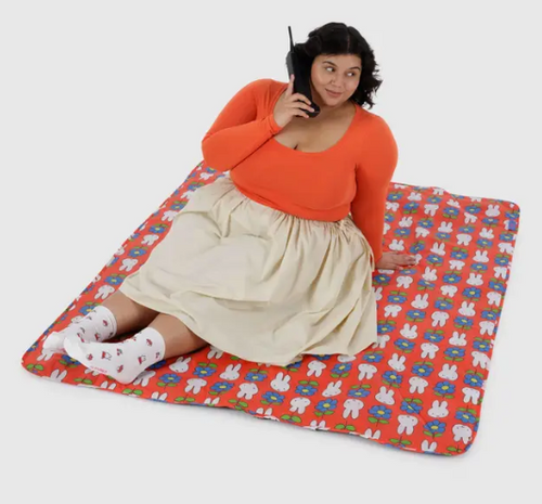 Baggu | Puffy Picnic Blanket - Flower Miffy | Vancouver Special Baggu | Puffy Picnic Blanket - Flower Miffy | Vancouver Special