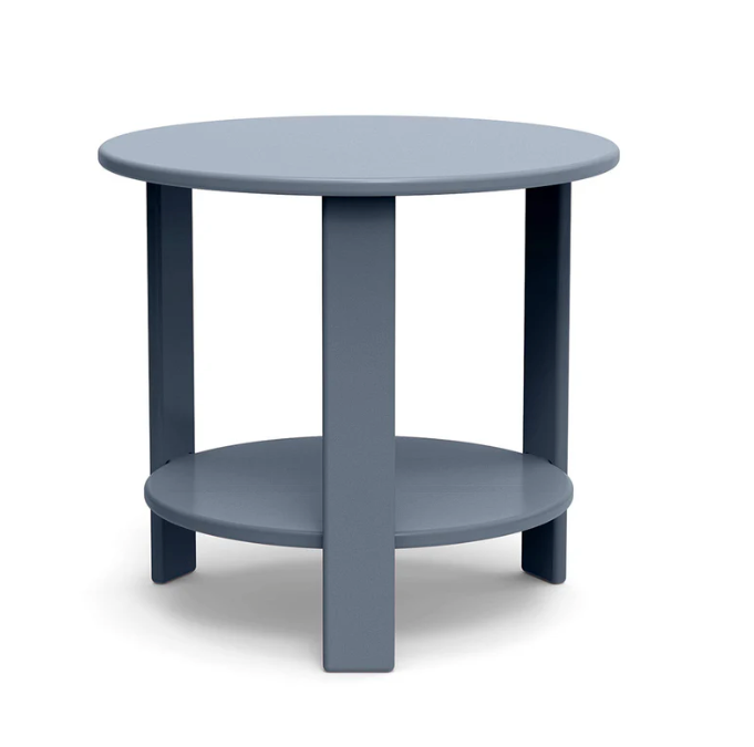 Lollygagger End Table, Ash Blue, 19"
