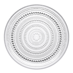 Kastehelmi Medium Plate 9.75” Clear
