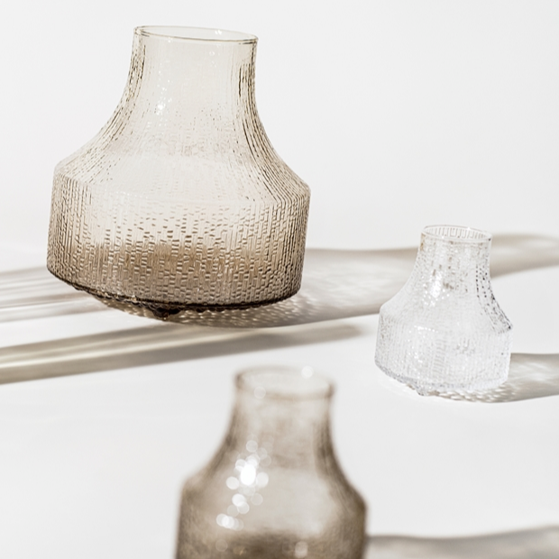 Ultima Thule Glass Vase 3.2"x3.8" Clear