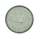 Moomin Plate 155mm, Pine Green