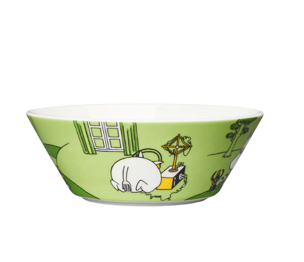 Moomin Bowl 15cm, Moomintroll Grass-Green