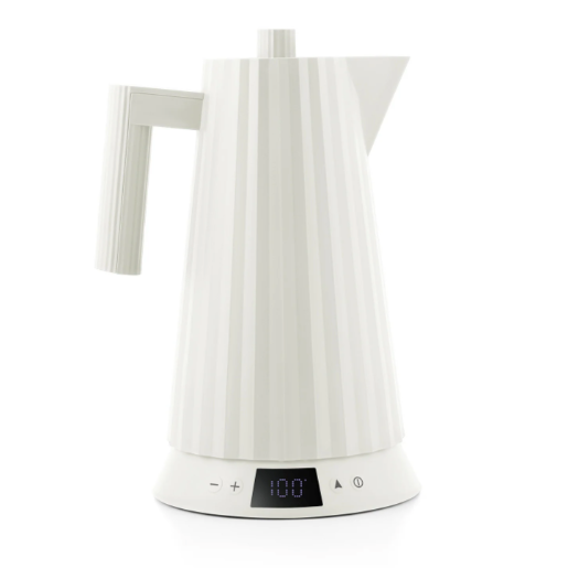 Plisse Temperature control  Kettle, White