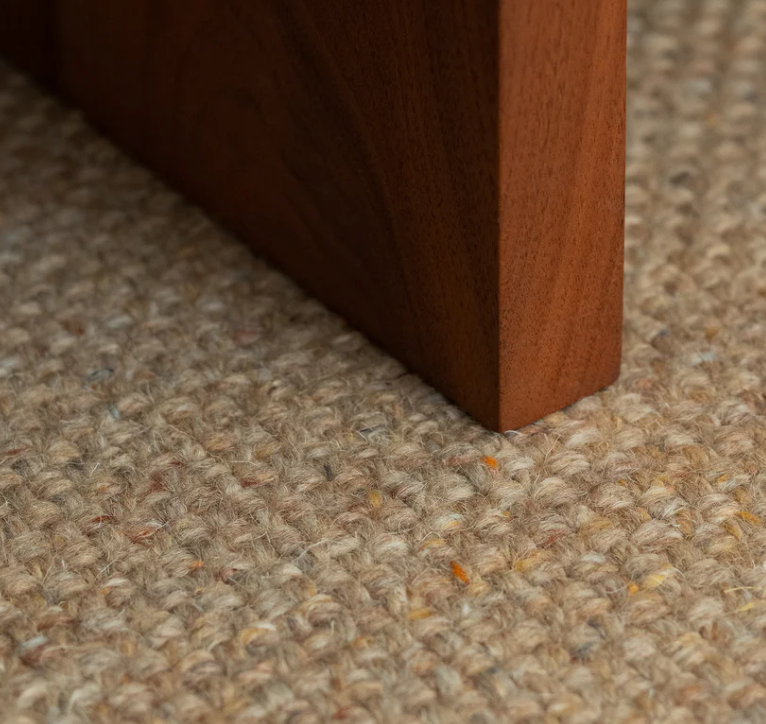 Basket Area Rug, Shell 2'6" x 4'6"