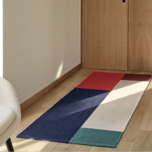 Ethan Cook Flatworks Rug, 80 x 250cm, wave