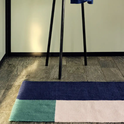 Ethan Cook Flatworks Rug, 80 x 250cm, wave