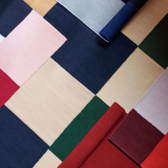 Ethan Cook Flatworks Rug, 80 x 250cm, wave