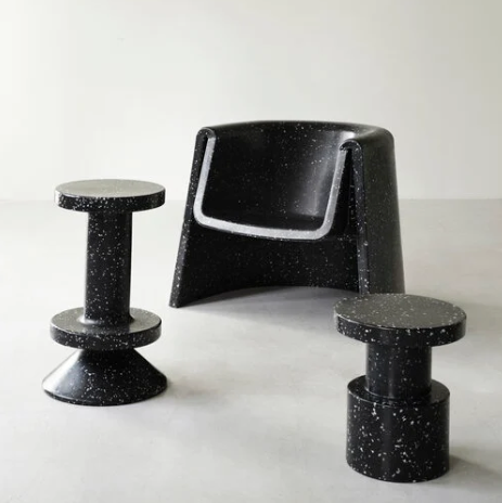 Bit Bar Stool 65cm, Black/Black