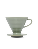 HARIO V60-02 Dripper (Ceramic), Oil Green