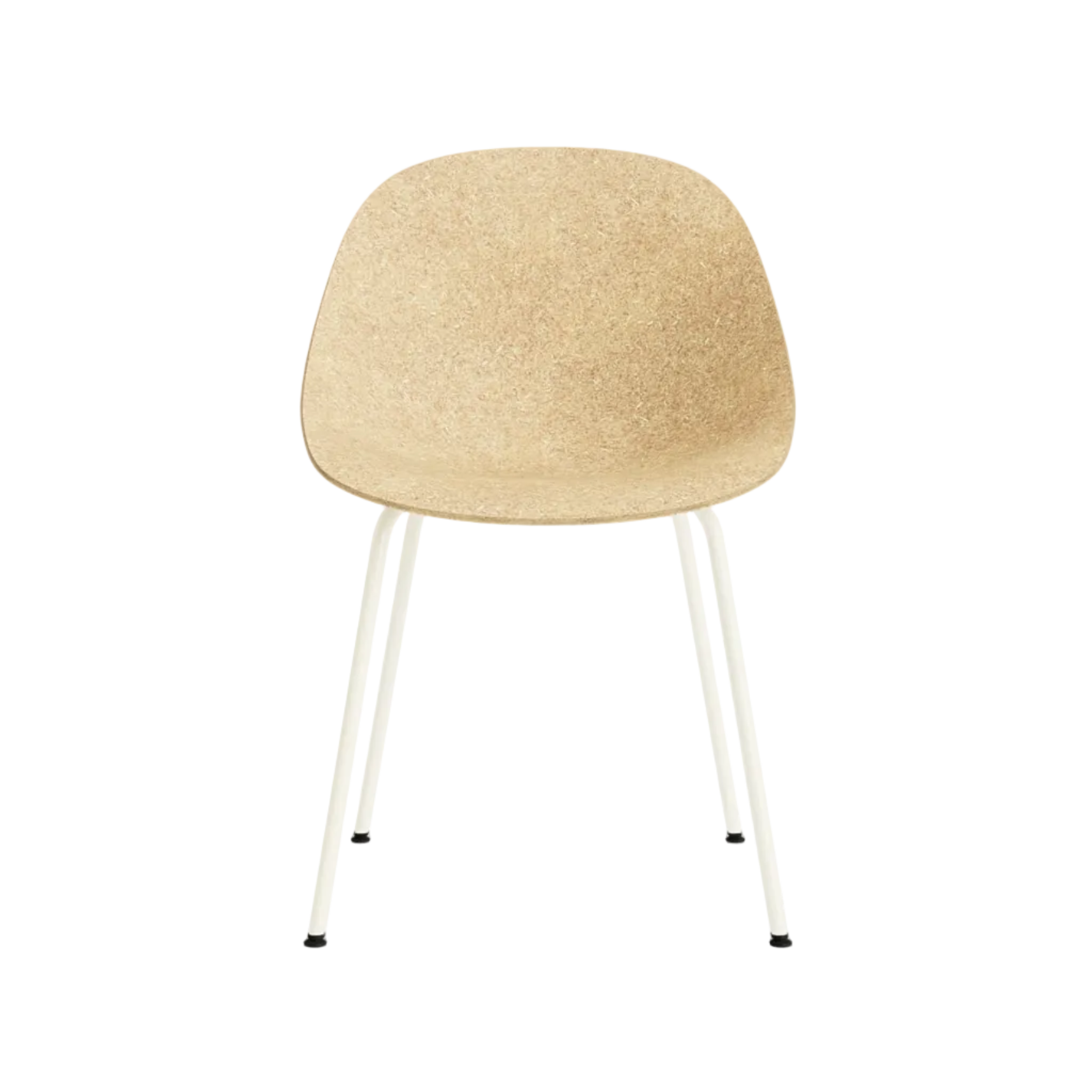 Mat Chair, Hemp, Cream Metal Legs