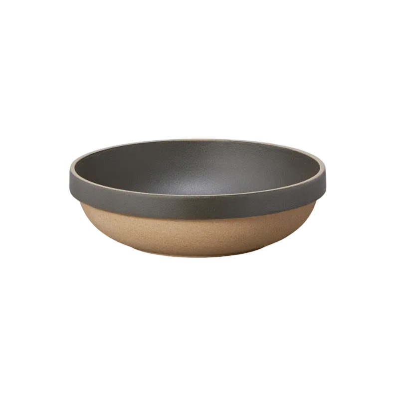 Hasami Round Bowl, 7.25", Black