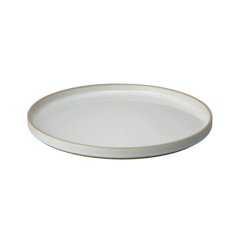 Hasami Gloss Plate, 11.75", gloss grey